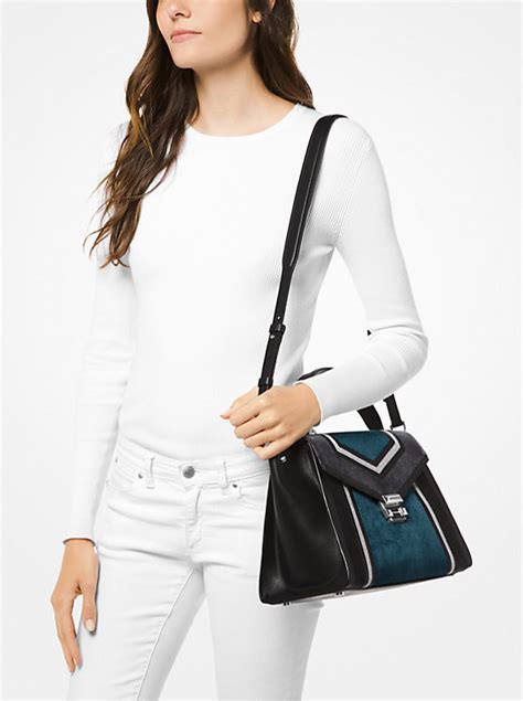 michael kors whitney large tri color|Whitney Large Tri.